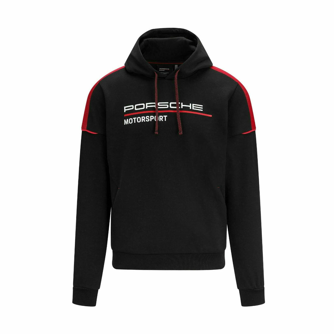 Porsche Motorsport Team Men's Hooded Sweatshirt - Black