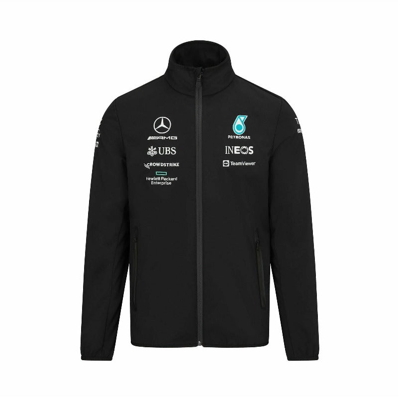 2022 Mercedes Benz AMG Petronas F1™ Team Softshell Jacket Adult - Men - Black