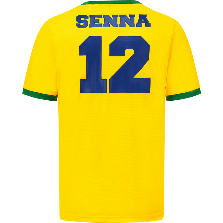 Ayrton Senna Fanwear T-shirt de sport - Homme - Jaune