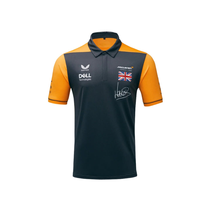 McLaren F1™ Team Lando Norris Driver Men's Polo Shirt - Phantom Grey