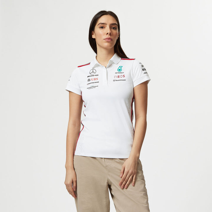 Mercedes-AMG F1 Women's Team Polo - White