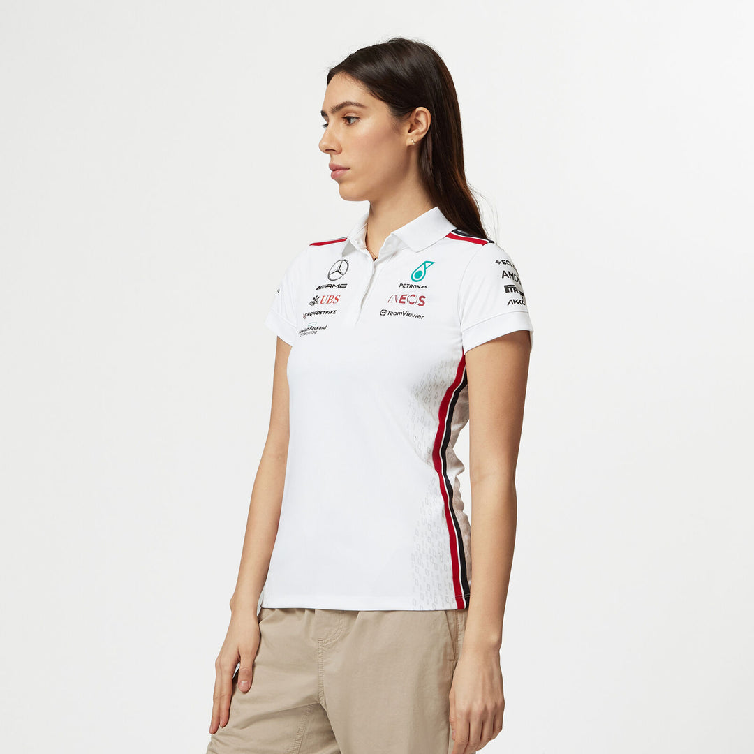 Mercedes-AMG F1 Women's Team Polo - White