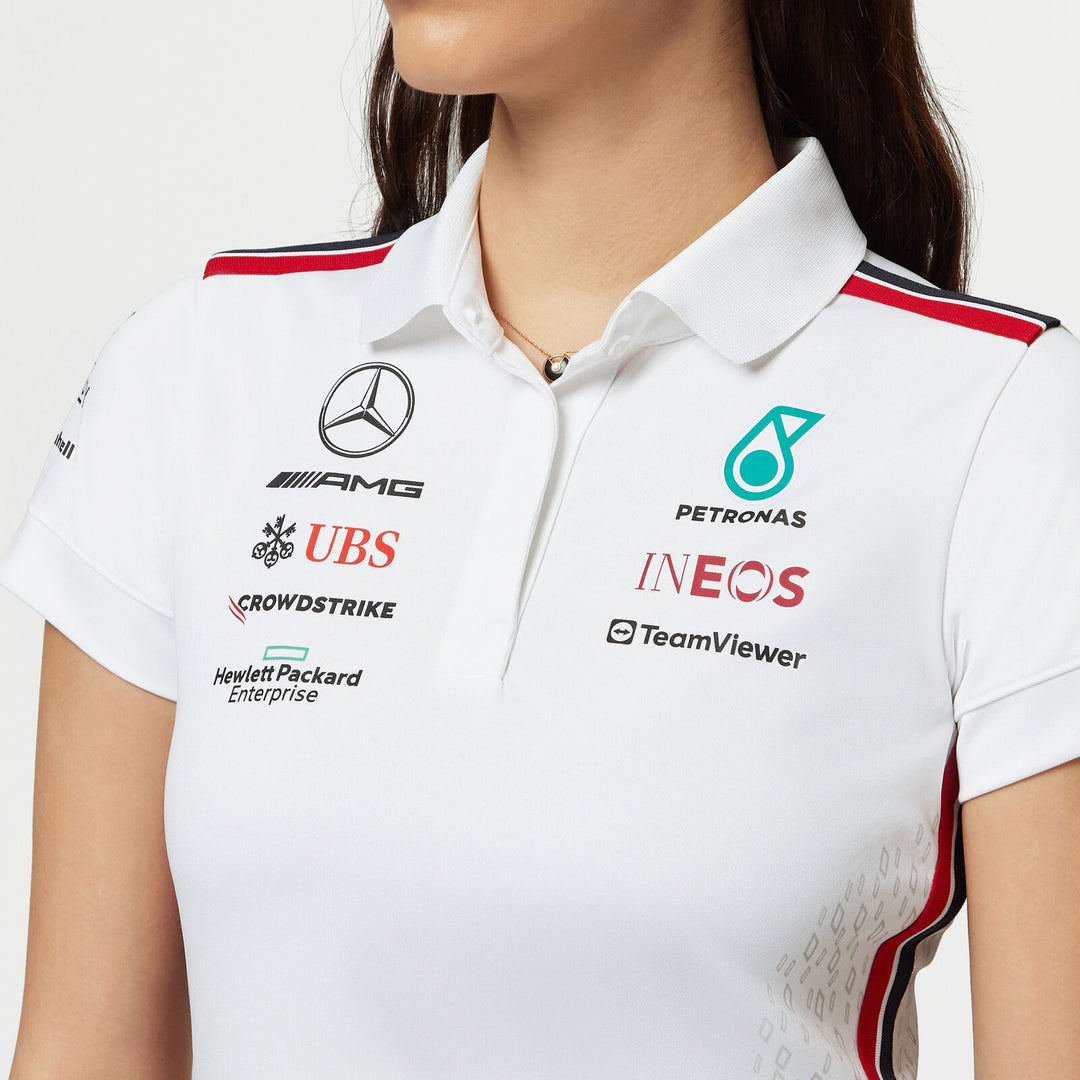 Mercedes-AMG F1 Women's Team Polo - White