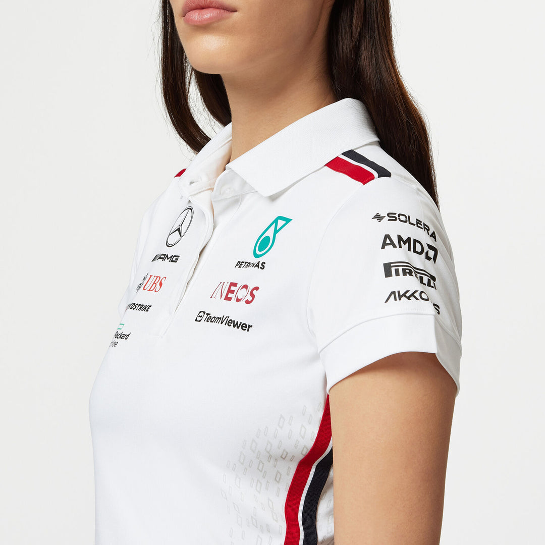 Mercedes-AMG F1 Women's Team Polo - White