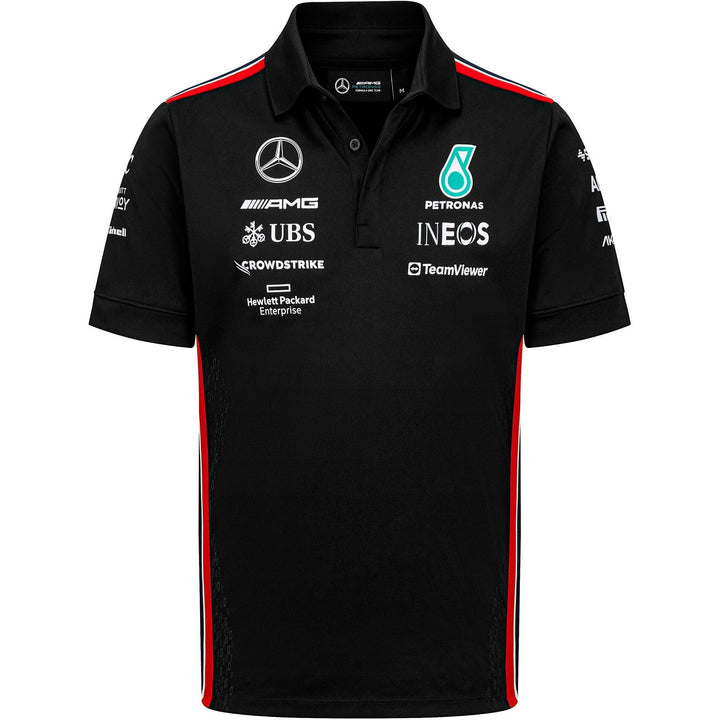 2023 Mercedes Benz AMG Petronas F1™ Team Polo - Men - Black