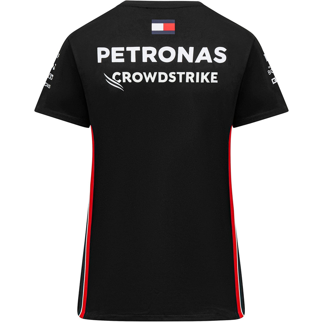 T-shirt de l'équipe Mercedes AMG Petronas F1™ 2023 - Femme - Noir