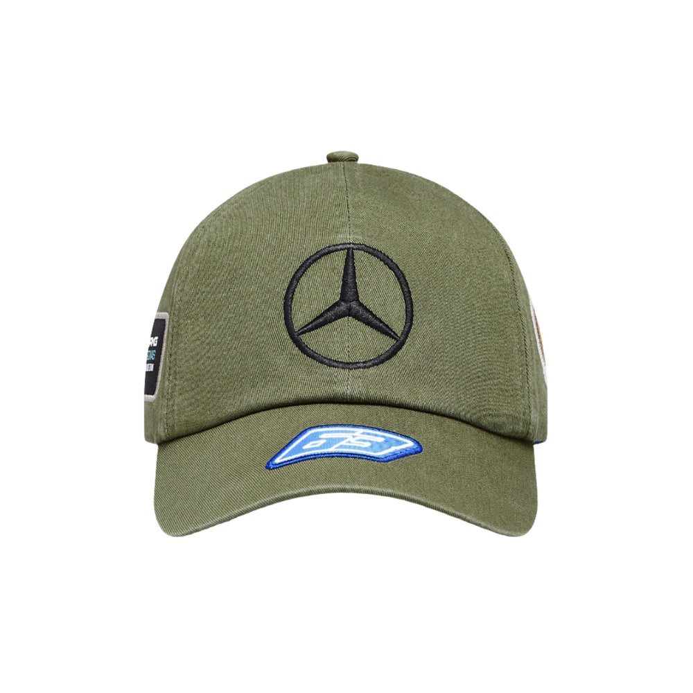 2024 Mercedes AMG F1™ Team George Russell Vintage Adult Cap - Military Green
