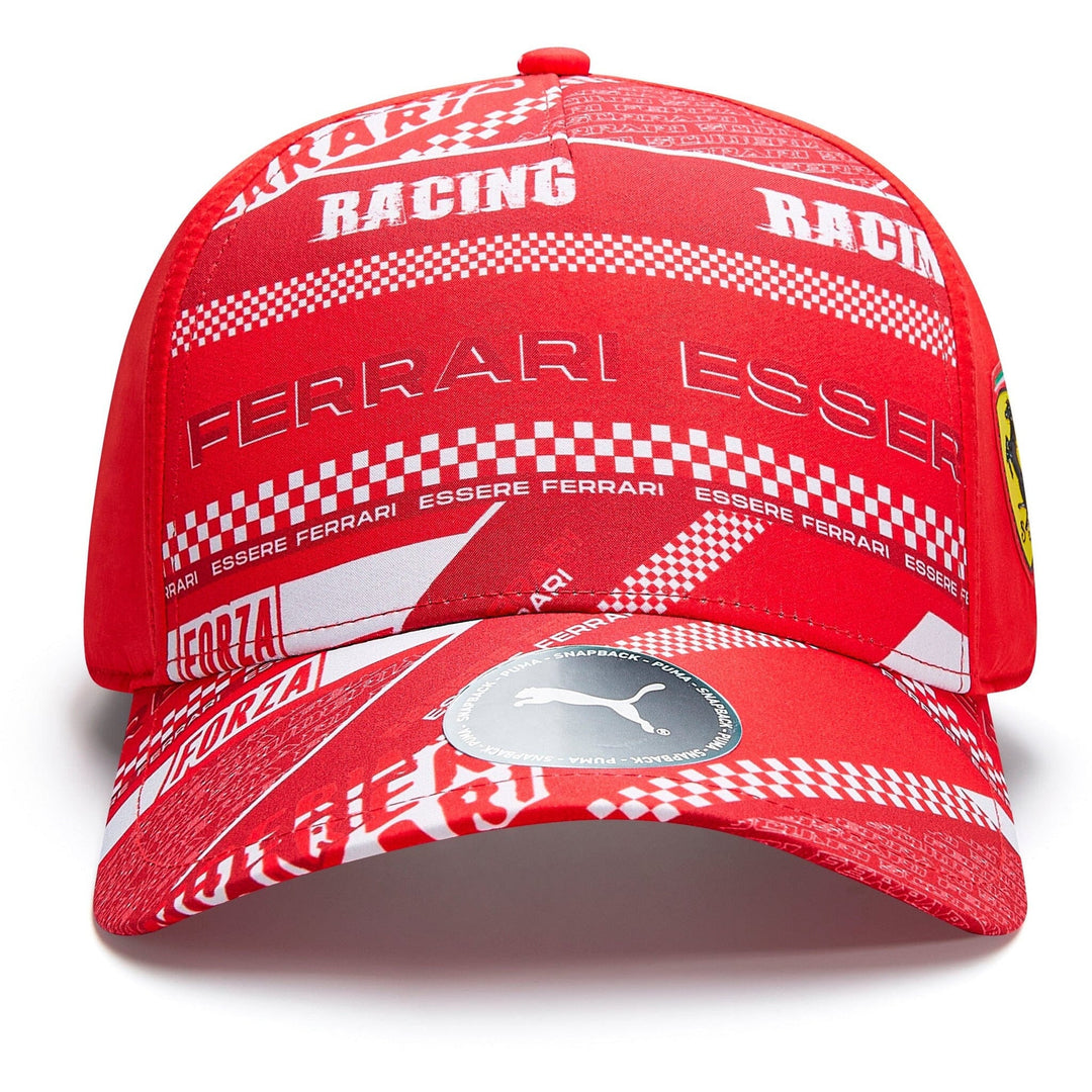 Gorra curva roja ajustable con logo rojo SPTWR Style LC de Ferrari Formula  1 de Puma