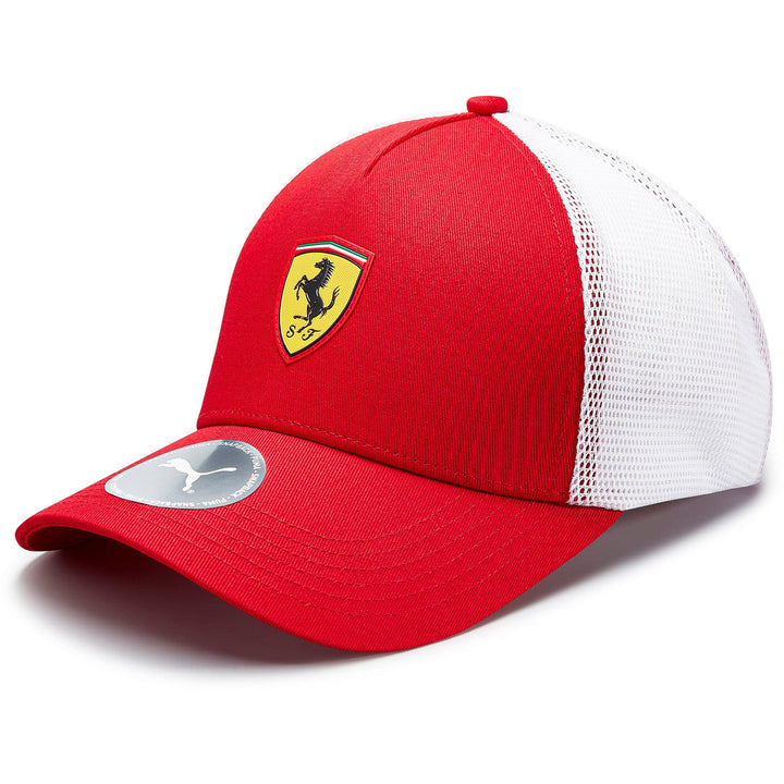 2024 Scuderia Ferrari FW Trucker Men's Cap - Red