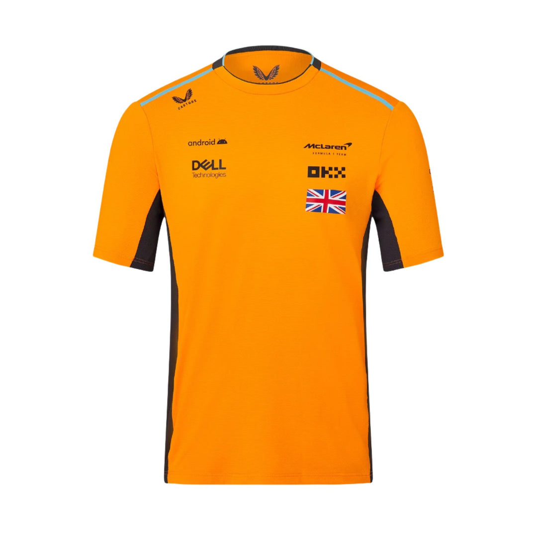 Camiseta McLaren F1™ Team Lando Norris Réplica Niño - Papaya/Gris oscuro 