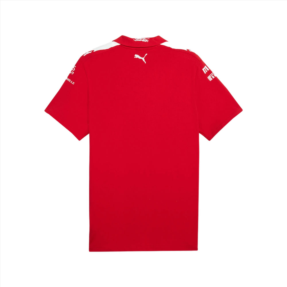 Vegas GP Puma x Joshua Vides Scuderia Ferrari Men's Polo Shirt Red 