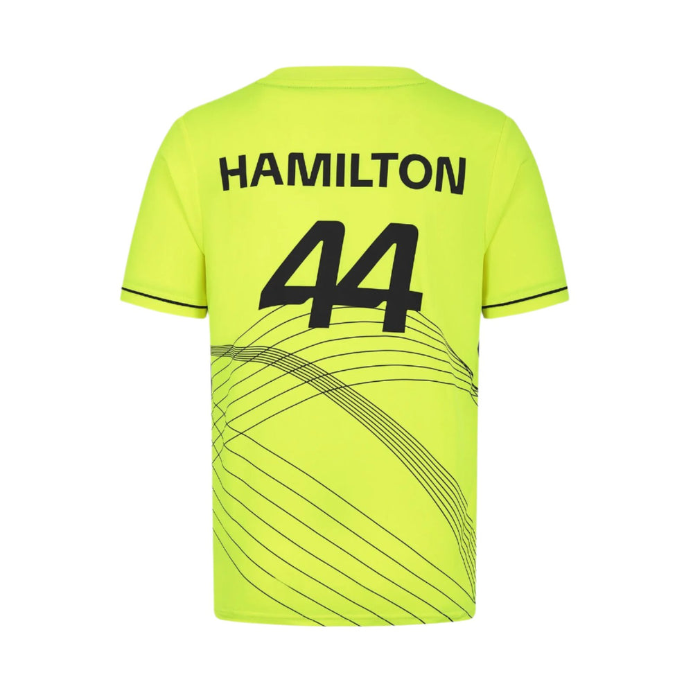 Mercedes AMG F1™ Team Lewis Hamilton Men's Sportswear T-shirt - Neon Yellow