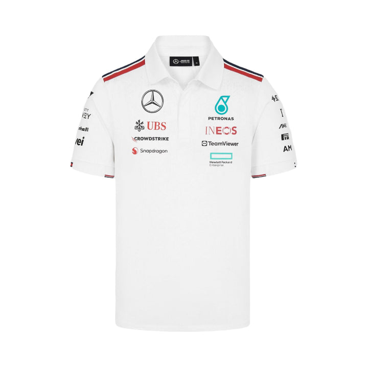 2024 Mercedes AMG F1™ Men's Team Polo - White