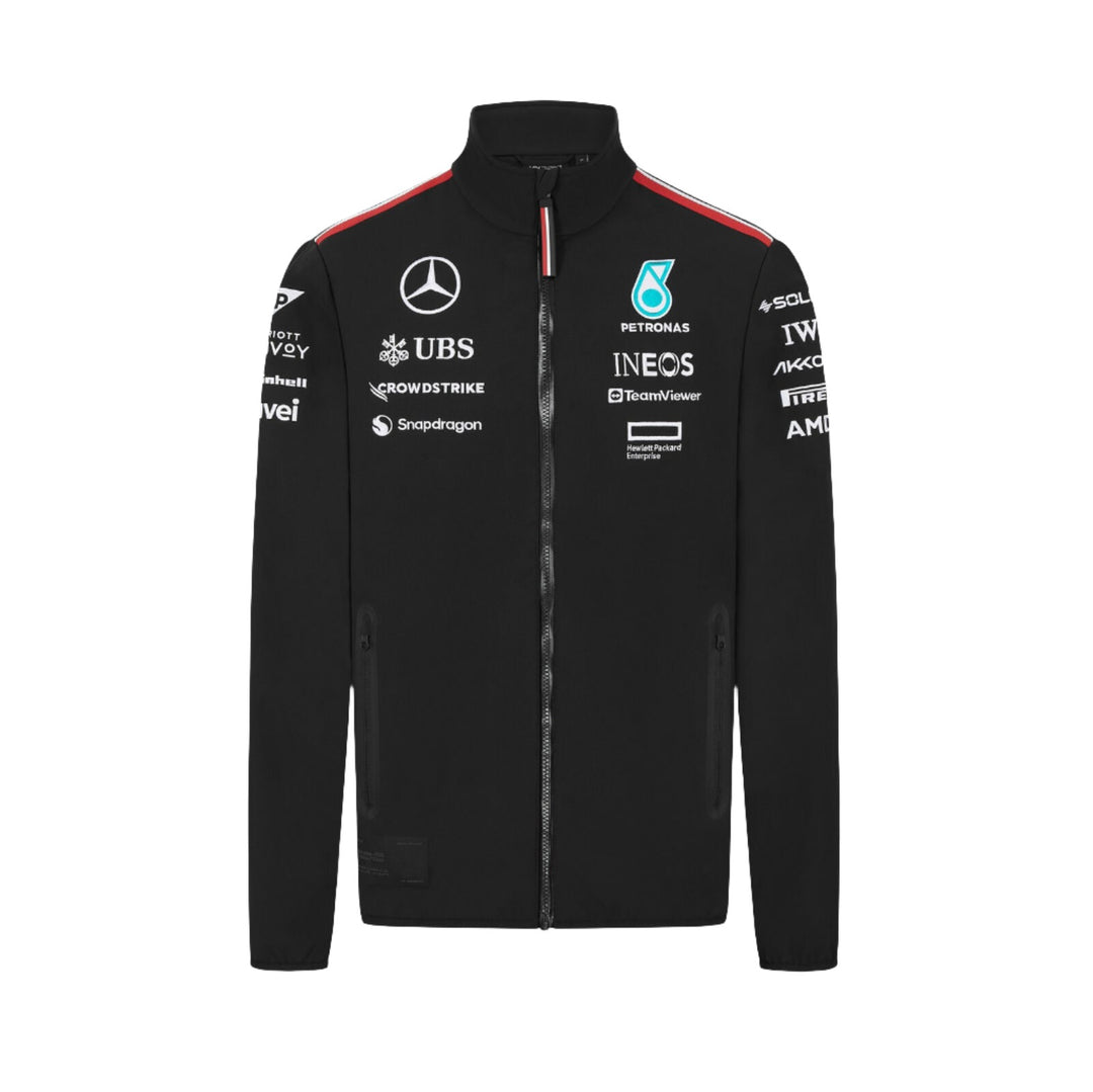 2024 Mercedes AMG Petronas F1™ Men's Team Softshell Jacket - Black