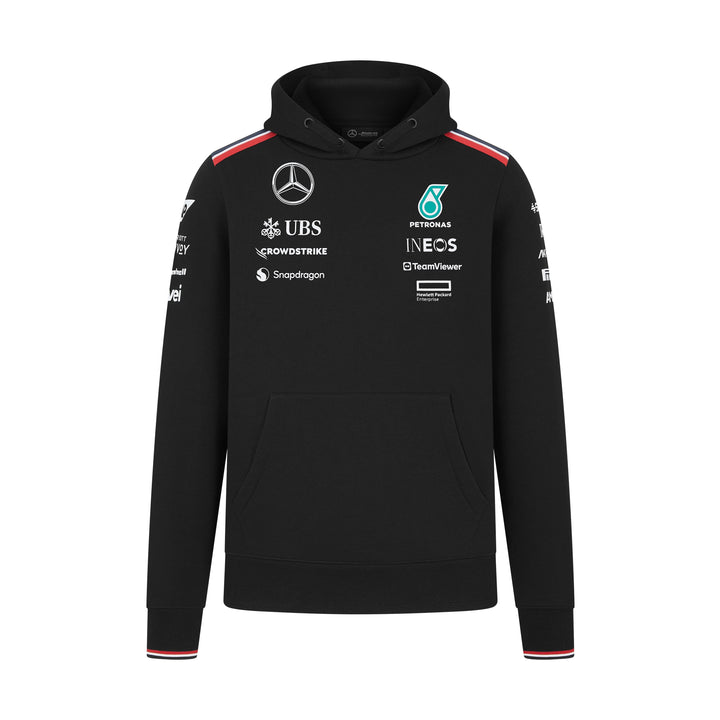 2024 Mercedes AMG F1™ Team Men's Hooded Sweatshirt - Black