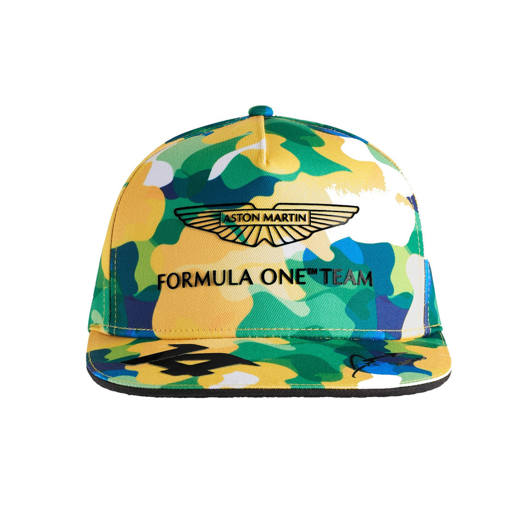 2023 Aston Martin F1™ Fernando Alonso Brazil GP Limited Edition Men's Cap - Multicolor