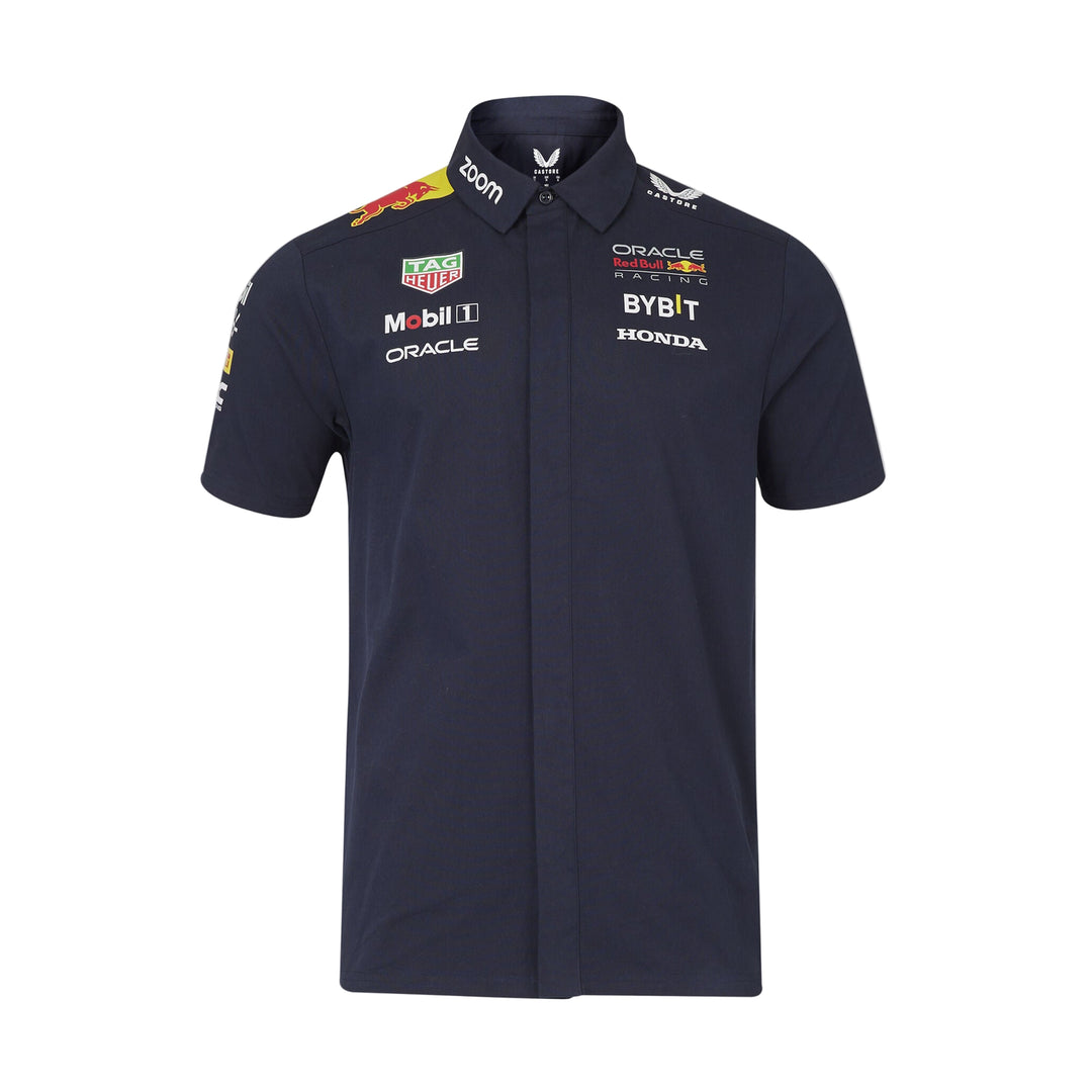 Oracle Red Bull Racing F1™ Team Button-Down Adult Shirt – Navy