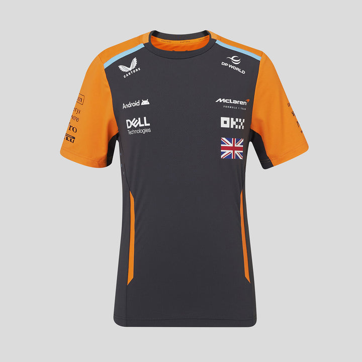 Camiseta McLaren F1™ Team Lando Norris Réplica Niño - Papaya/Gris oscuro 