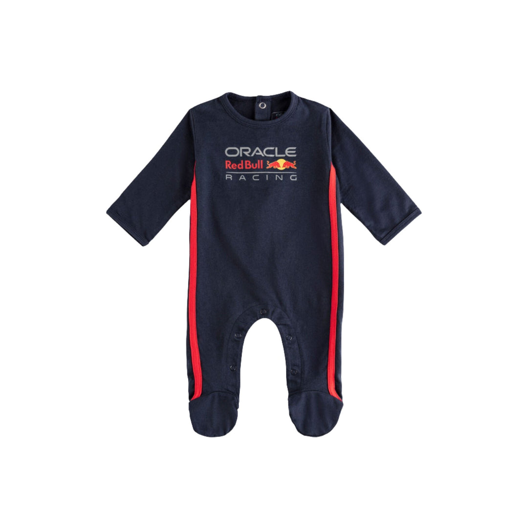 Oracle Red Bull Racing F1 Team Baby New Born Infant Toddler Onesie Baby Creeper Night Sky Blue 