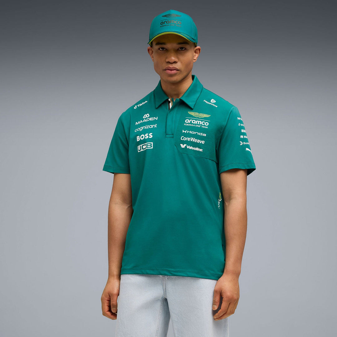 2026 Aston Martin F1™ Team Polo Shirt - Green Lux