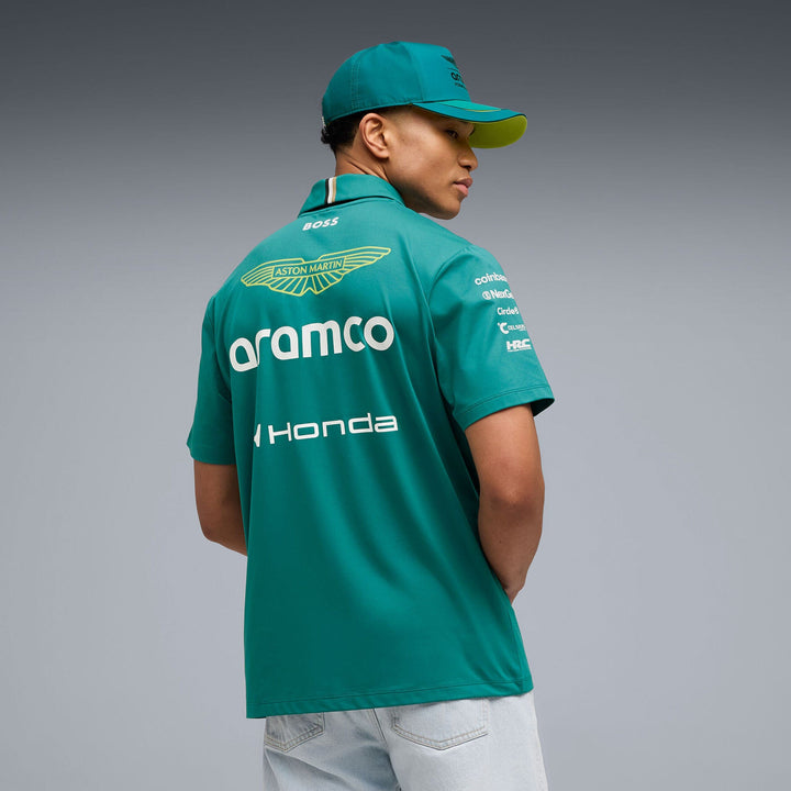 2026 Aston Martin F1™ Team Polo Shirt - Green Lux