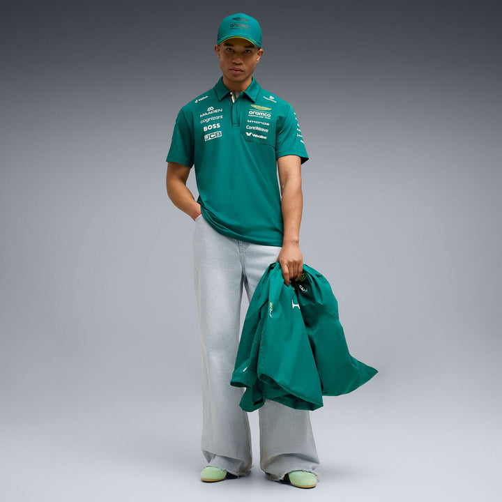 2026 Aston Martin F1™ Team Polo Shirt - Green Lux