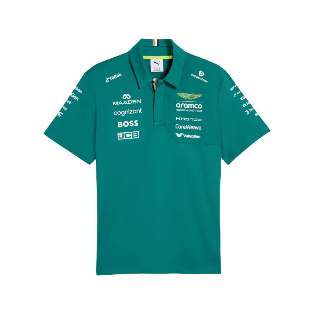 2026 Aston Martin F1™ Team Polo Shirt - Green Lux