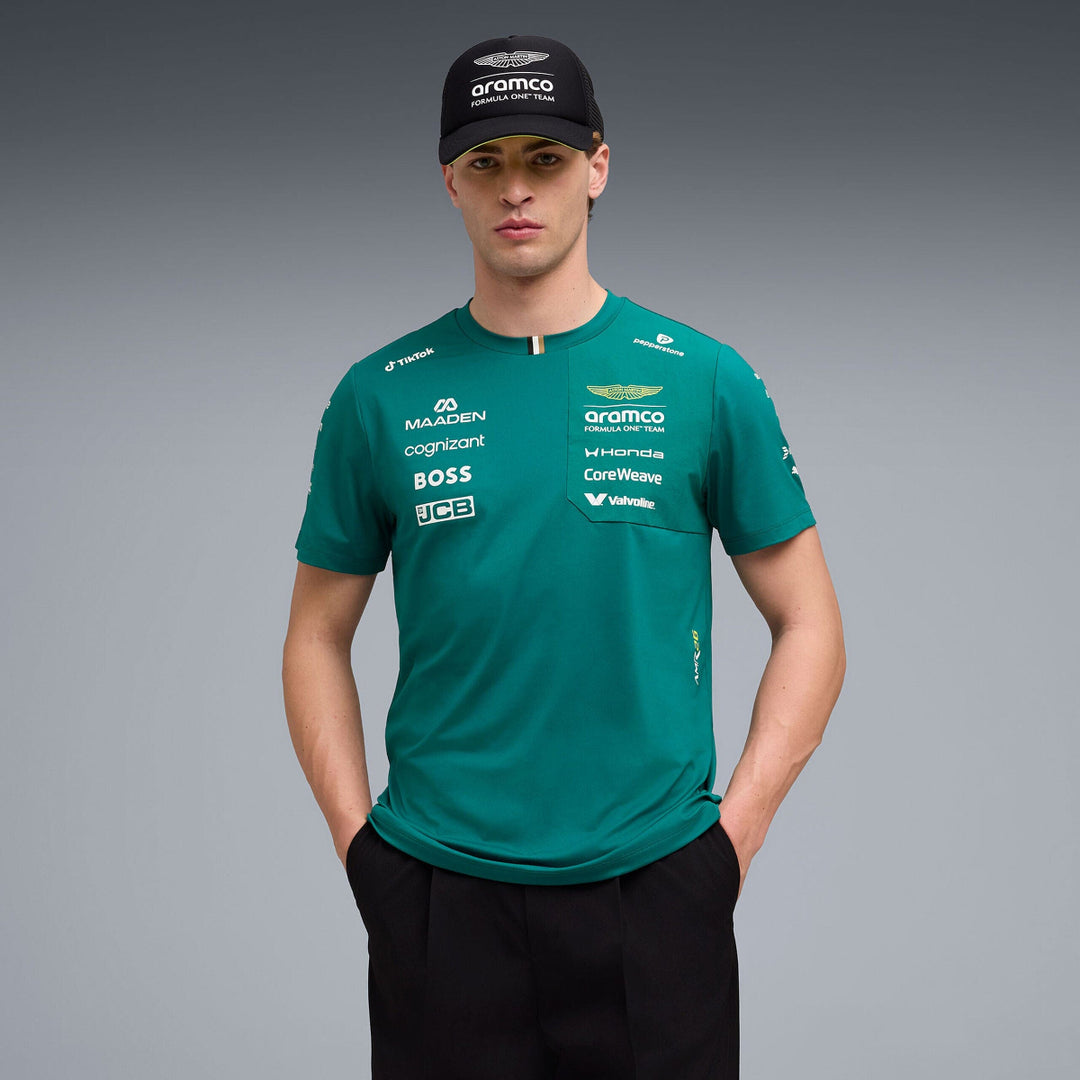 2026 Aston Martin F1 Team T-Shirt - Green Lux