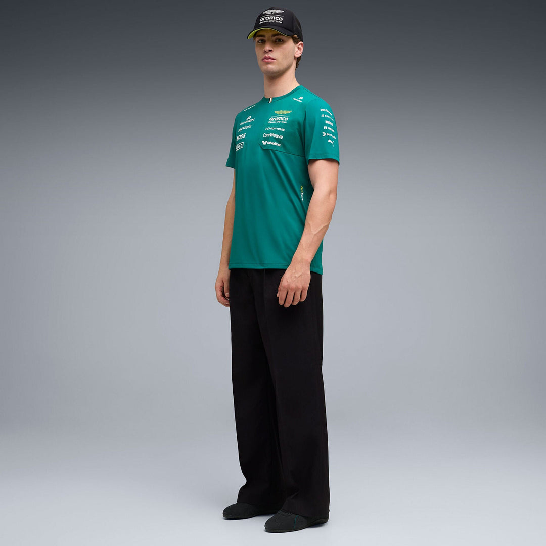 2026 Aston Martin F1 Team T-Shirt - Green Lux