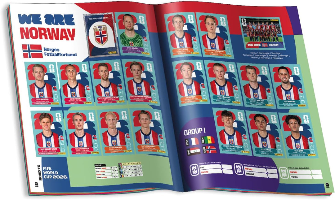 2026 Panini FIFA World Cup™ 2026 Sticker Album (Soft Cover) - White | FANABOX™