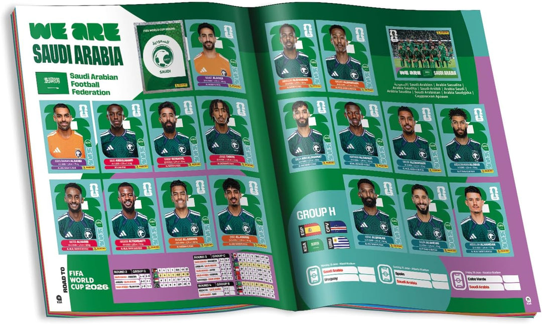 2026 Panini FIFA World Cup™ 2026 Sticker Album (Soft Cover) - White | FANABOX™