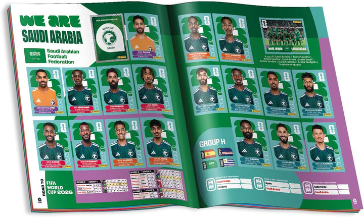 2026 Panini FIFA World Cup™ 2026 Sticker Album (Soft Cover) - White | FANABOX™