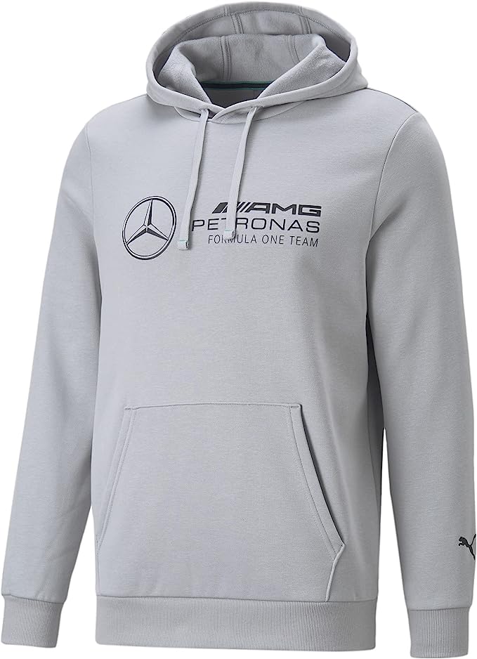 Mercedes AMG F1™ Team ESS Hooded Sweatshirt - Men - Silver Grey
