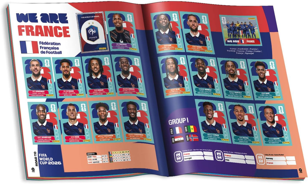 2026 Panini FIFA World Cup™ 2026 Sticker Album (Soft Cover) - White | FANABOX™