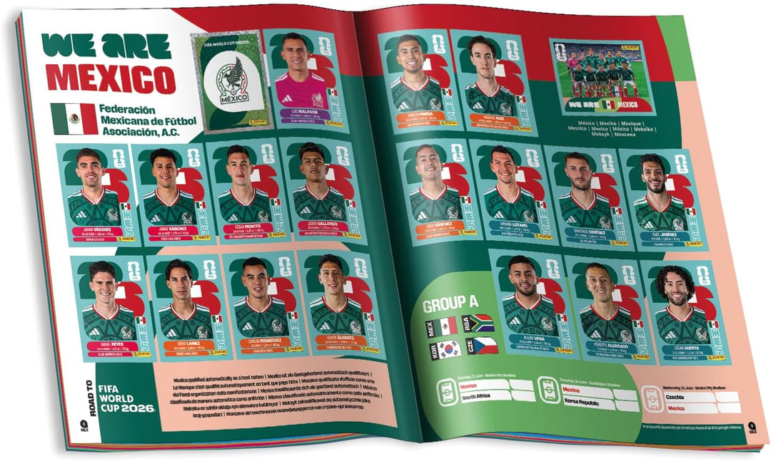 2026 Panini FIFA World Cup™ 2026 Sticker Album (Soft Cover) - White | FANABOX™