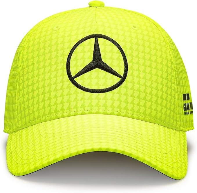 Mercedes AMG F1™ Team Lewis Hamilton Canadian GP Driver Unisex Cap - Neon Yellow