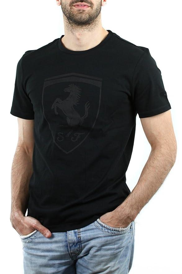 Scuderia Ferrari Men Big Shield Men's T-shirt  - Black 