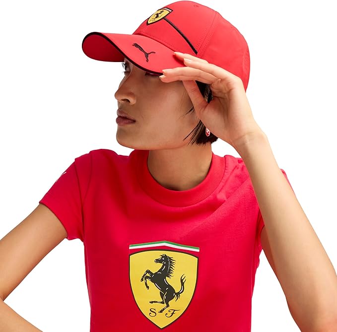 PUMA unisex-men-women-adult Scuderia Ferrari Race BB Baseball Cap - Red