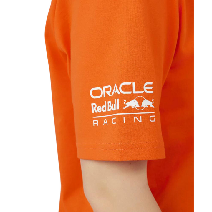 Camiseta Oracle Red Bull Racing Max Verstappen naranja 2023 - Adulto