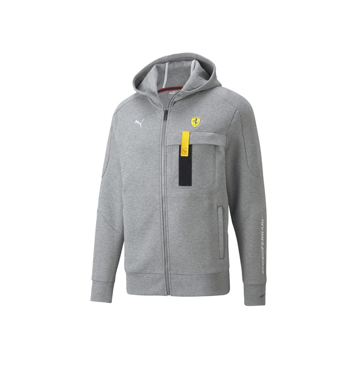 Puma Scuderia Ferrari F1™ Men's Full-Zip Sweat Hooded Jacket - Grey