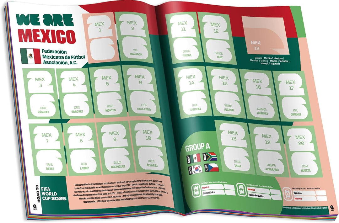 2026 Panini FIFA World Cup™ 2026 Sticker Album (Soft Cover) - White | FANABOX™