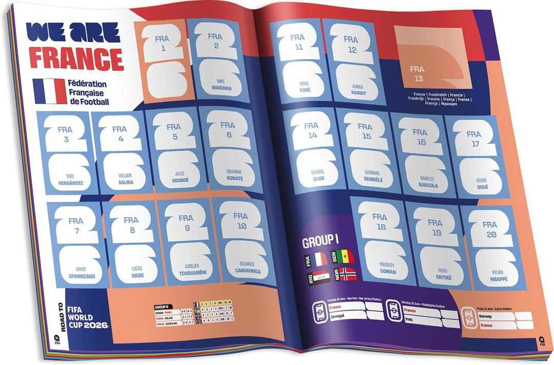 2026 Panini FIFA World Cup™ 2026 Sticker Album (Soft Cover) - White | FANABOX™