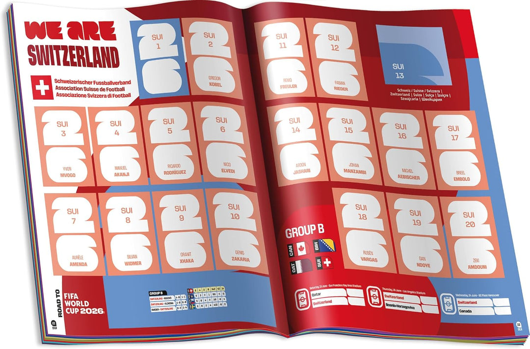 2026 Panini FIFA World Cup™ 2026 Sticker Album (Soft Cover) - White | FANABOX™