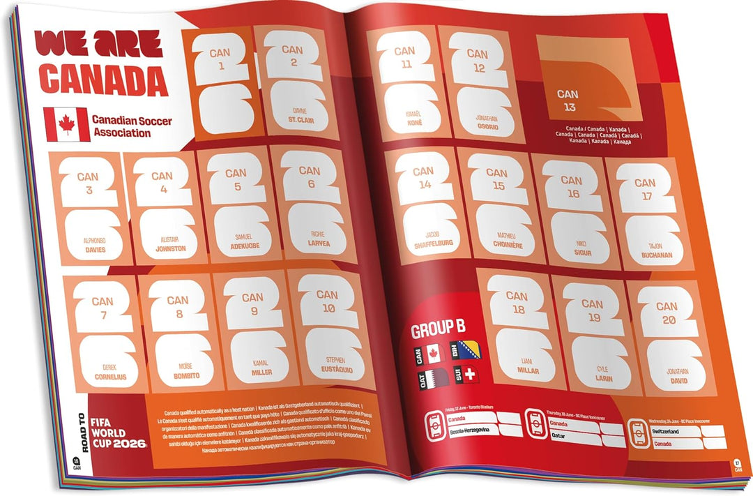 2026 Panini FIFA World Cup™ 2026 Sticker Album (Soft Cover) - White | FANABOX™