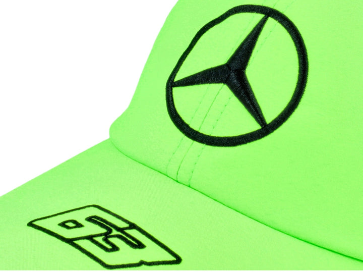 Mercedes AMG Petronas F1™ Team George Russell Kids Youth Cap - Neon Volt Green