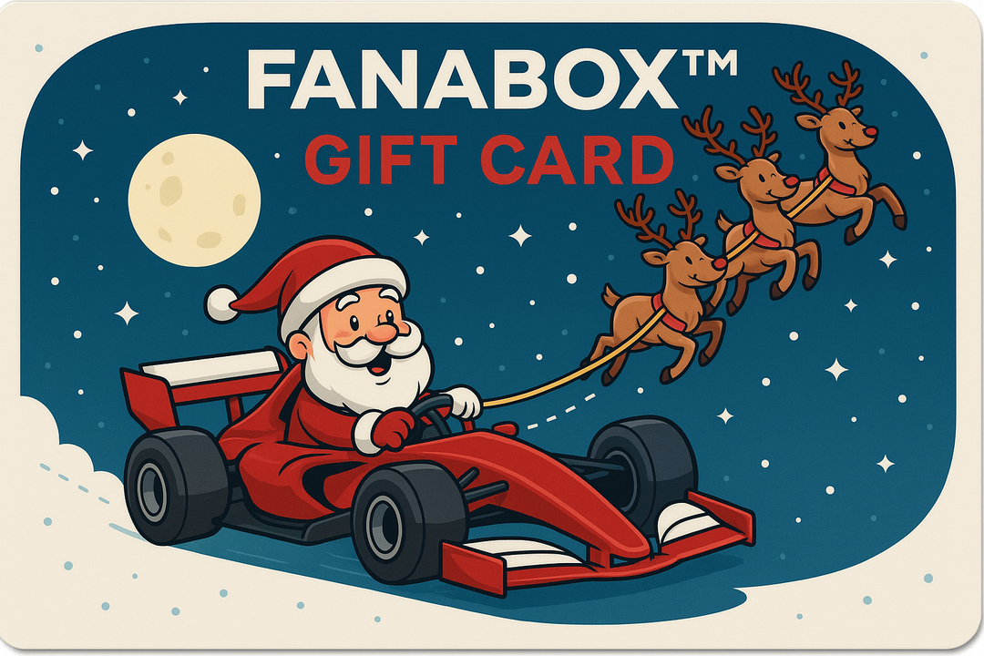 FANABOX™ F1 Merchandise Gift Card - Carte Cadeau Produits Formule Un 