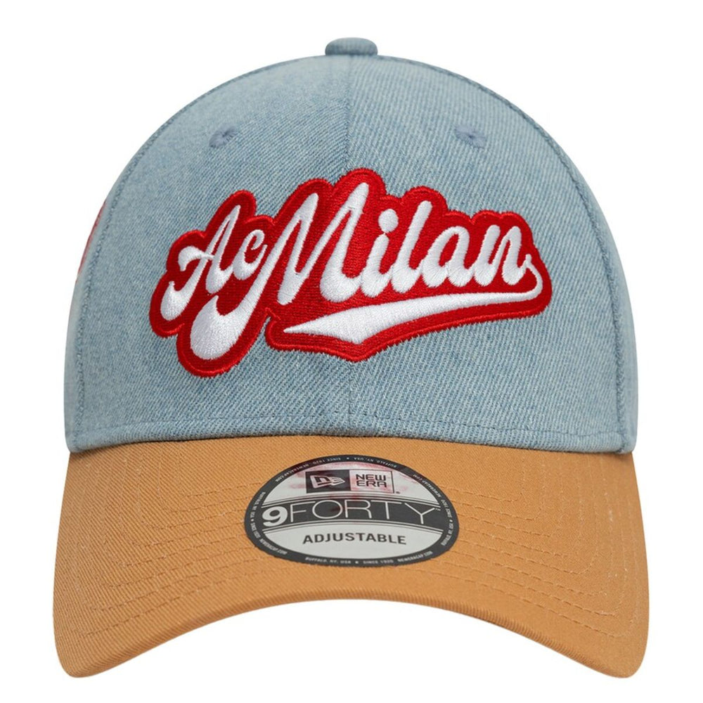 2025 AC Milan Denim 9Forty Adult Cap - Denim