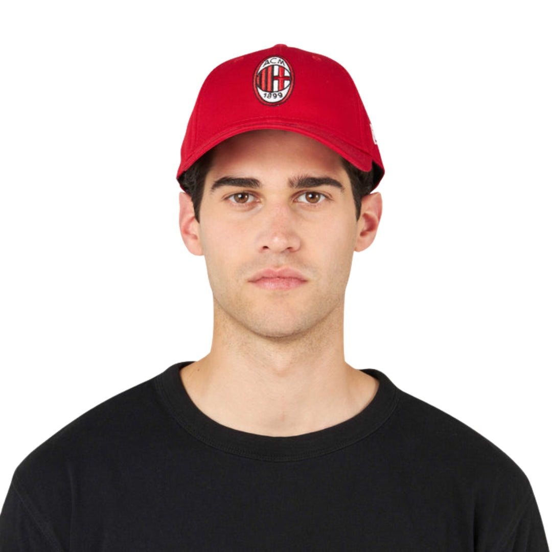 AC Milan 9FORTY Adjustable Men's Baseball Cap - Red