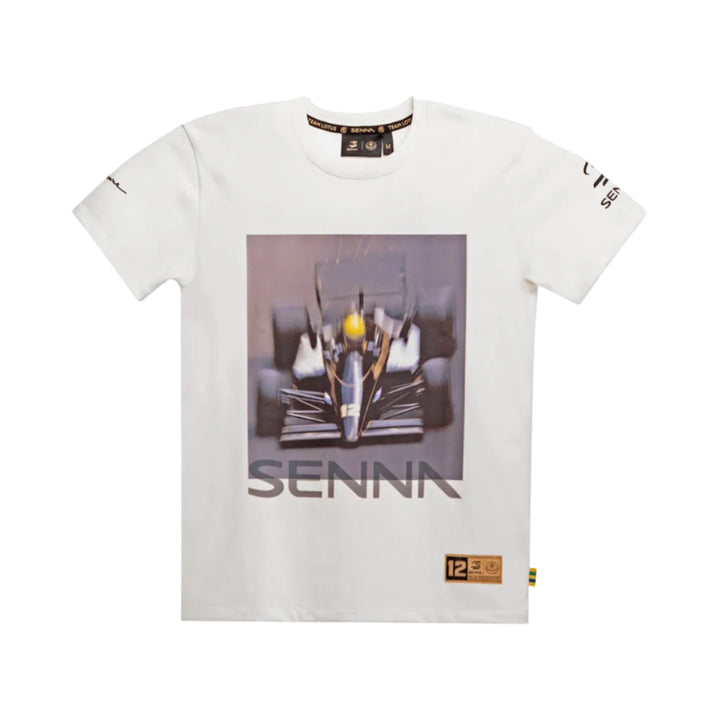 Ayrton Senna x Team Lotus Graphic T-Shirt - Beige