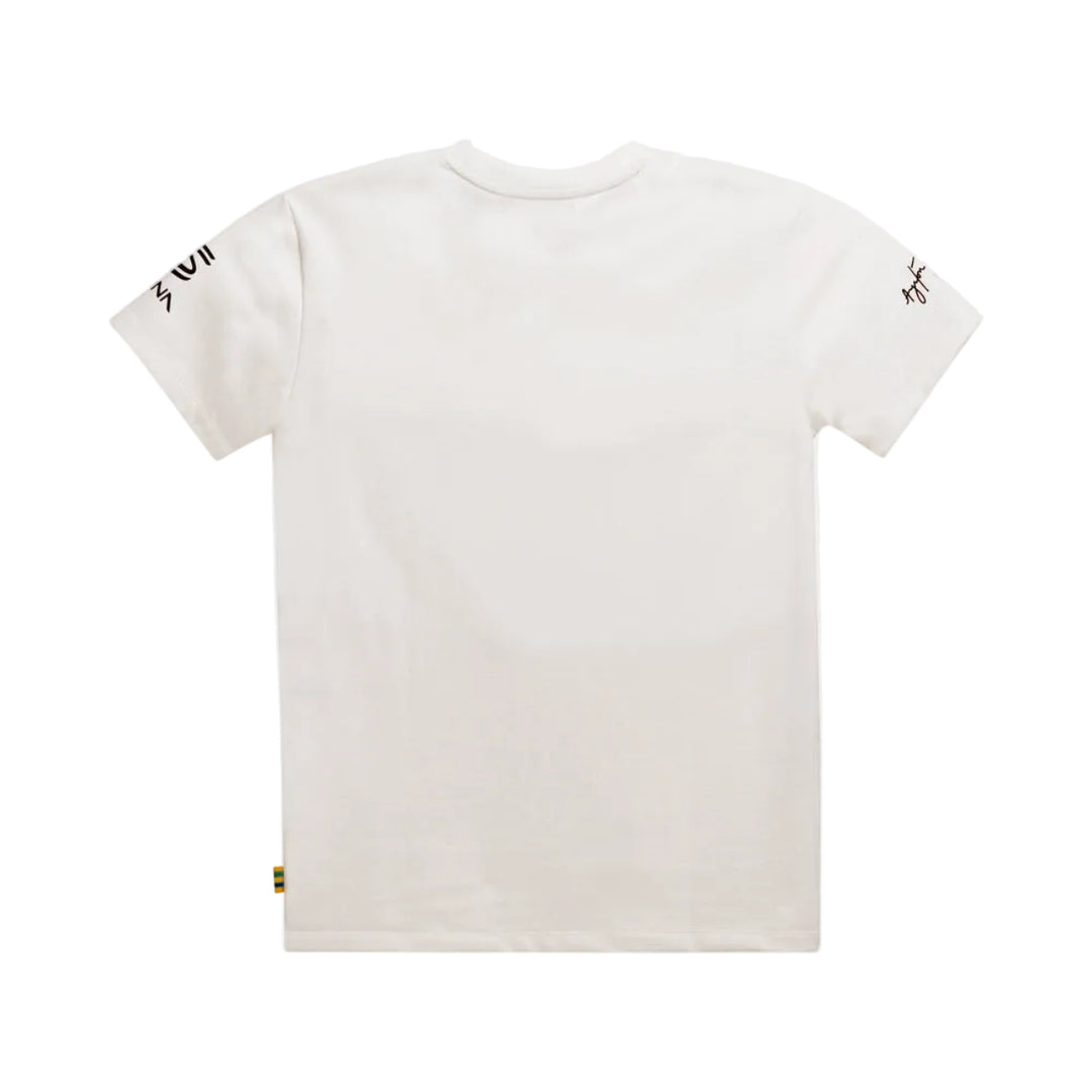 Ayrton Senna x Team Lotus Graphic T-Shirt - Beige